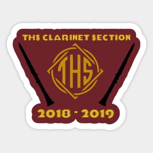 THS Clarinet Tee Sticker